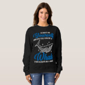 Always Be Yourself Whale Sweatshirt (Vorne ganz)