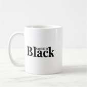 Always Bet On Black Funny Proud Black Woman Quote Kaffeetasse (Links)