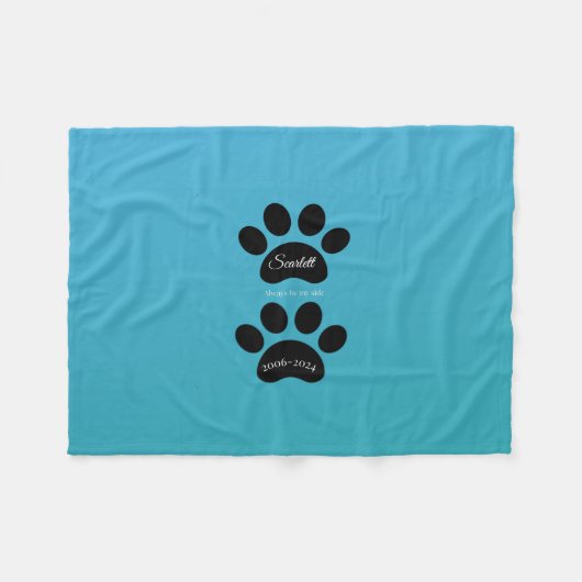 Always By My Side Fleecedecke (Vorderseite (Horizontal))