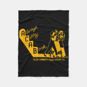 Always Carry A Book Lsen Community Books Chicago T Fleecedecke (Vorderseite)