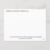 ALWAYS ELEGANT #10 FEIERTAGSPOSTKARTE (Rückseite)