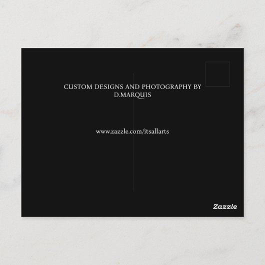 ALWAYS ELEGANT #11 POSTKARTE (Rückseite)