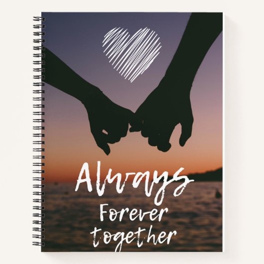 Always Forever Together Notizblock (Vorderseite)