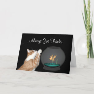 Always Give Thanks Dankeskarte