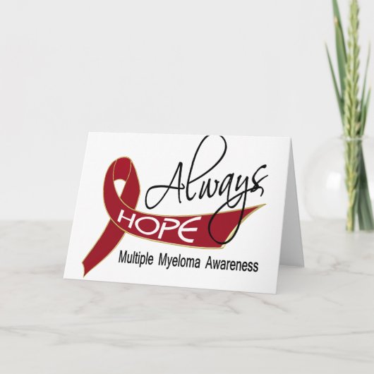 Always Hope Multiple Myeloma Karte (Vorderseite)