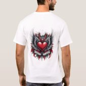 Always In Heart Typography T-Shirt (Rückseite)