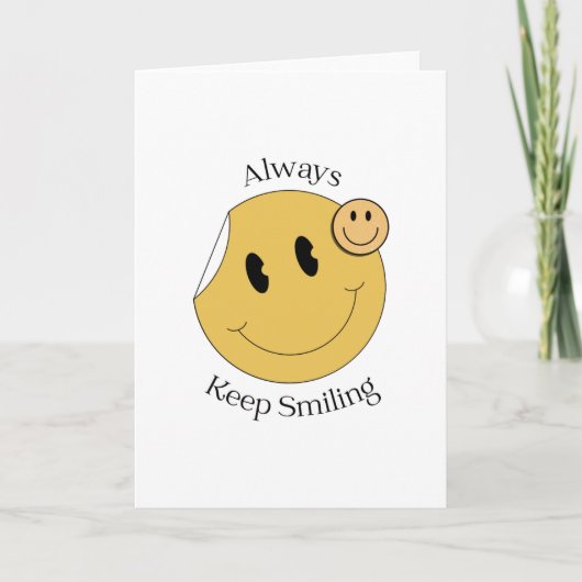 Always Keep Smiling CardFolded Program Programm (Vorderseite)