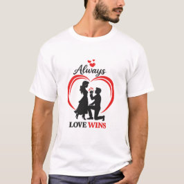 Always Love Wins Valentine Couple Tee