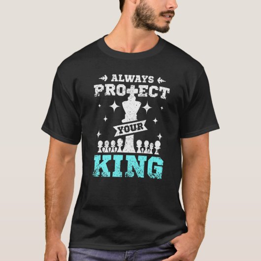 Always protect your king chess Premium T-Shirt (Vorderseite)