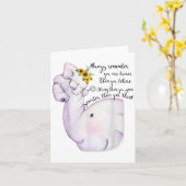 Always Remember You Are Braver Than You Believe Mo Karte (Gelbe Blume)