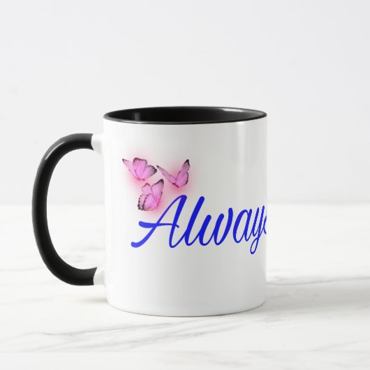 Always – Romantic Minimalist Mug Tasse (Links)