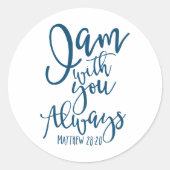 Always Runder Aufkleber (Vorderseite)