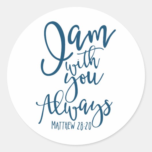 Always Runder Aufkleber (Vorderseite)