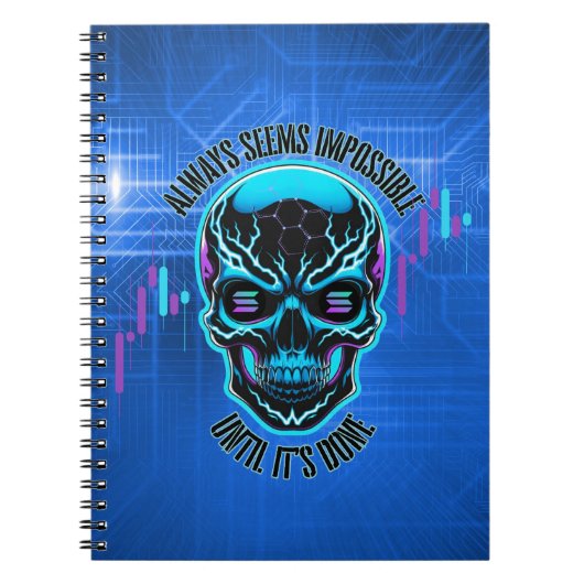 Always Seems | Solana | Motivation Notizblock (Vorderseite)