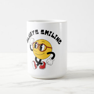  Always Smiling Cute Emoji Coffee Mug Kaffeetasse