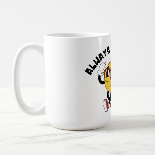  Always Smiling Cute Emoji Coffee Mug Kaffeetasse (Links)