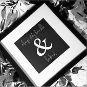 Always Stay Humble & Be Kind Black Poster