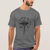 Always Take The Scenic Route Camping Travel Advent T-Shirt (Vorderseite)