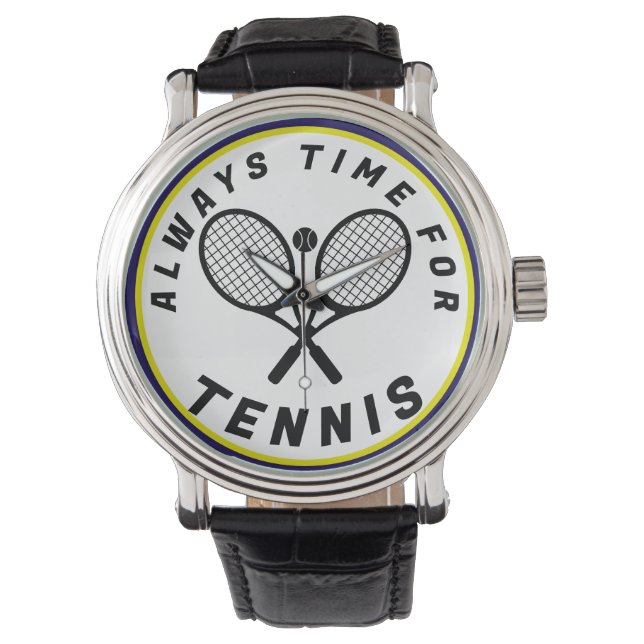 Always Time for Tennis Armbanduhr (Vorderseite)