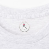 Always With Love Finger Heart Clothing Labels Etiketten (Befestigt)