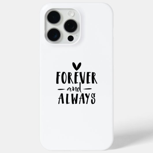 Alwyas und ewig Case-Mate iPhone hülle (Rückseite)