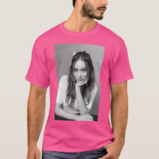 Alycia Debnam-Carey Schwarz-weißer Pop T-Shirt