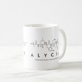 Alycia Peptid-Namen-Tasse Kaffeetasse (VorderseiteRechts)
