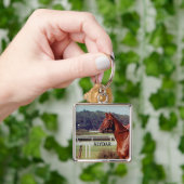 Alydar Belmont Stakes Posten-Parade 1978 Schlüsselanhänger (Hand)