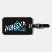 Alyeska Alaska Gepäckanhänger (Vorderseite horizontal)