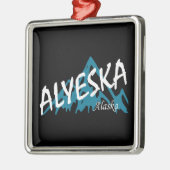 Alyeska Alaska Ornament Aus Metall (Links)