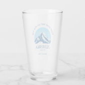 Alyeska Alaska ski resort drinks beer Glas (Rückseite)