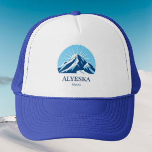 Alyeska Alaska-Ski resort-Urlaubsmütze Truckerkappe