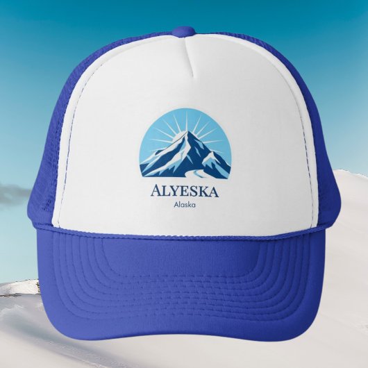 Alyeska Alaska ski resort vacation Hat Truckerkappe