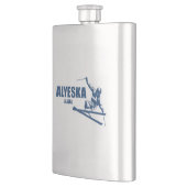 Alyeska Alaska Skier Flachmann (Links)