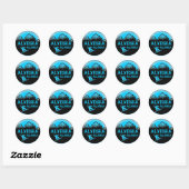 Alyeska Alaska Snowboarder Sticker (Blatt)