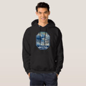 Alyeska Alaska Winter Reisen Vintag Hoodie (Vorne ganz)