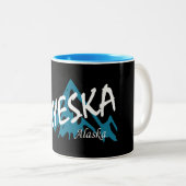 Alyeska Alaska Zweifarbige Tasse (VorderseiteRechts)