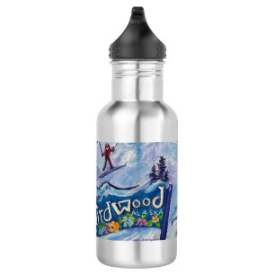 Alyeska/Girdwood 18oz Wasserflasche aus nicht rost