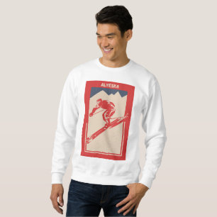 Alyeska Girdwood Alaska Ski Resort - Vintag Retro Sweatshirt