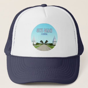 Alys Beach Florida Golfküste Vintag Truckerkappe