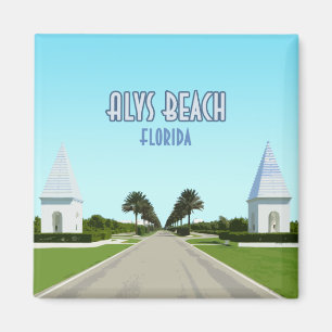Alys Beach Florida Golfküste Vintage Magnet