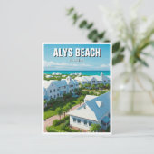 Alys Beach Florida Reise Postkarte (Stehend Vorderseite)