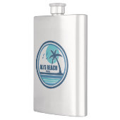 Alys Beach Fort Walton Palm Tree Birds Flachmann (Links)