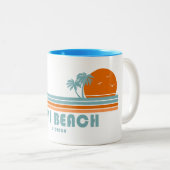 Alys Beach Fort Walton Sun Palm Trees Zweifarbige Tasse (VorderseiteRechts)