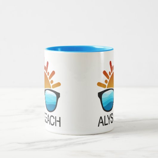 Alys Beach-Sonnenbrille Zweifarbige Tasse (Mittel)