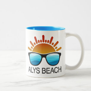 Alys Beach-Sonnenbrille Zweifarbige Tasse