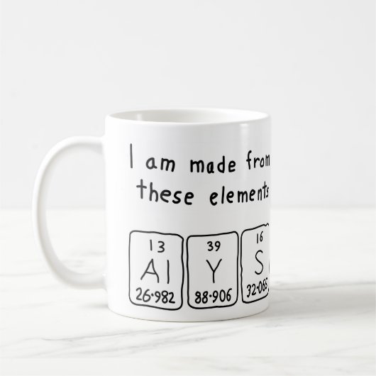 Alys Periodenname Tasse (Links)