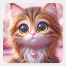 "Alys" Quadratischer Aufkleber