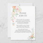Alysa - Überarbeitete Details Wasserfarben Frühjah Einladung (Vorderseite)