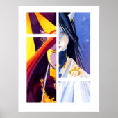 Alysha's Fall Stainted Glass Window Poster (Vorne)